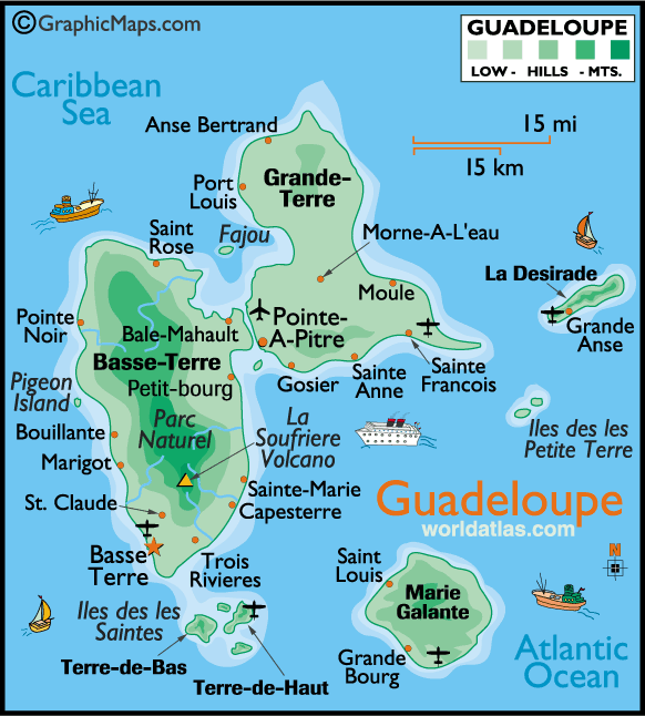 la guadeloupe map. Guadeloupe_map