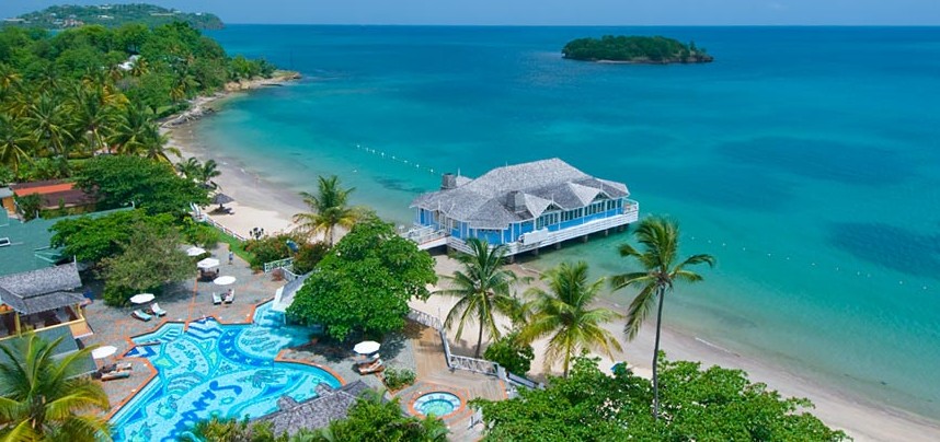 Sandals Halcyon St. Lucia Beach Vacation