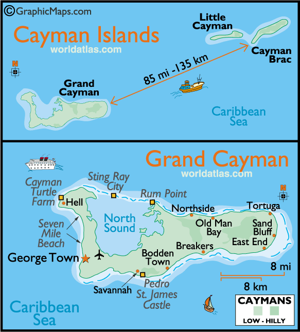 cayman map
