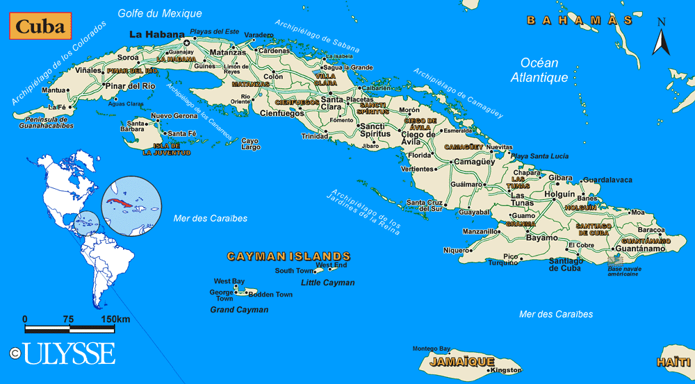 Cuba is located in the northern Caribbean at the confluence of the Caribbean