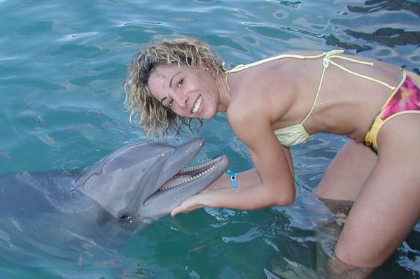 At Dolphin Cove, Ocho Rios Jamaica