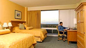 Hilton Curacao bedroom view